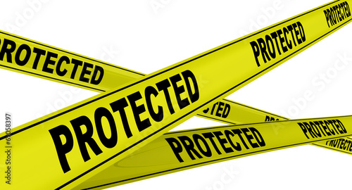 Защищённый (protected). Желтая оградительная лента
