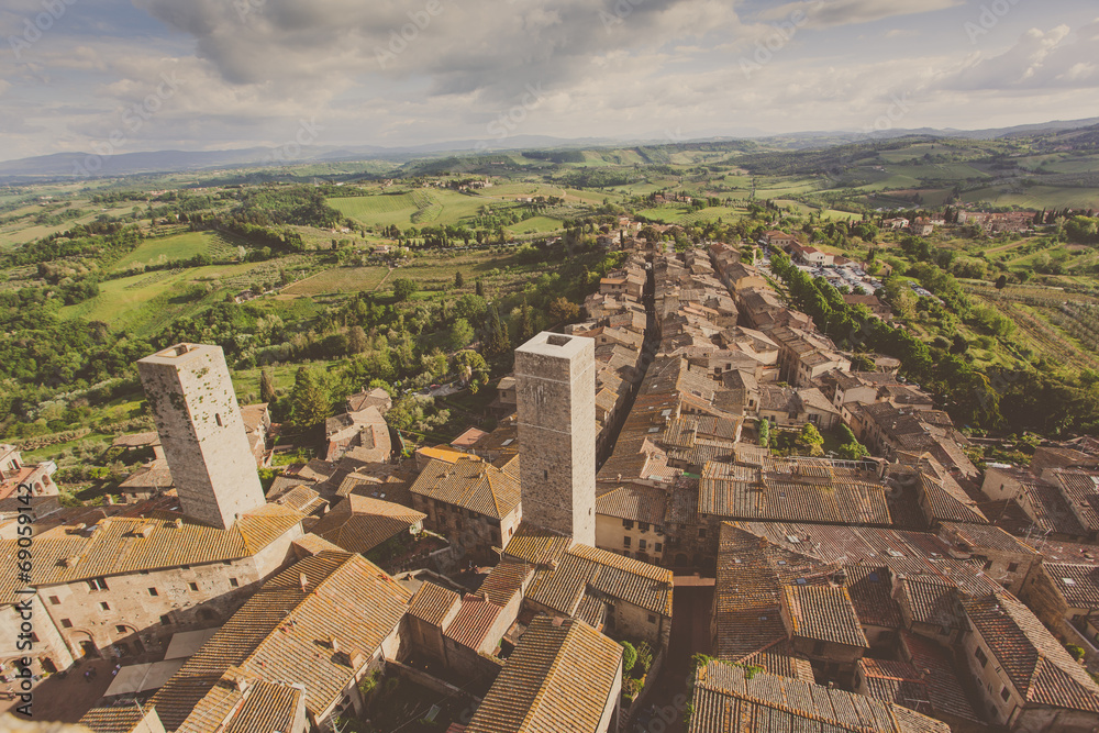 Italy, Tuscany. San Gimignano