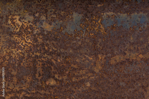 Rusted steel plate