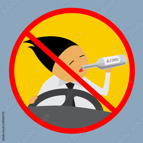 Stop don't drive drunk.