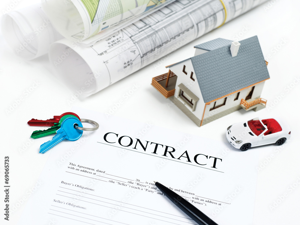 Fototapeta premium House contract