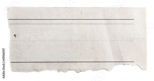 Torn paper