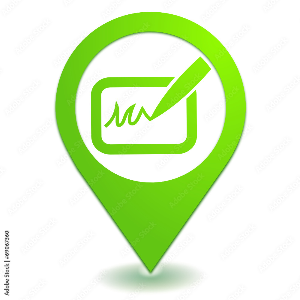 signature sur symbole localisation vert signature sur symbole localisation vert