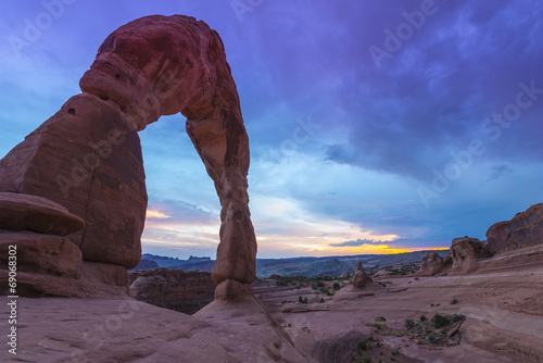 Delicate Arch after Sunset