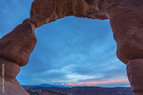 Delicate Arch after Sunset