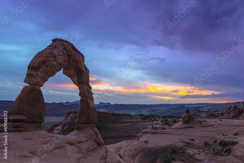 Delicate Arch after Sunset