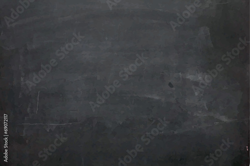 Close up of a black dirty chalkboard