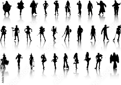 Illustration of Special Occasion Outfits