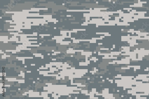Illustration of a Digital camouflage pattern
