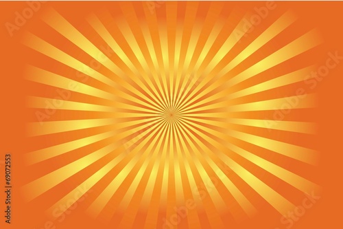 Colourful rising sun style background