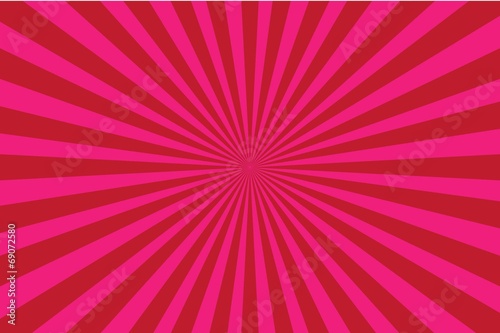 Colourful rising sun style background