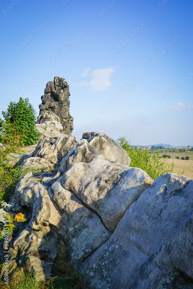 Teufelsmauer im Nationalpark Harz, Gesteinsformation