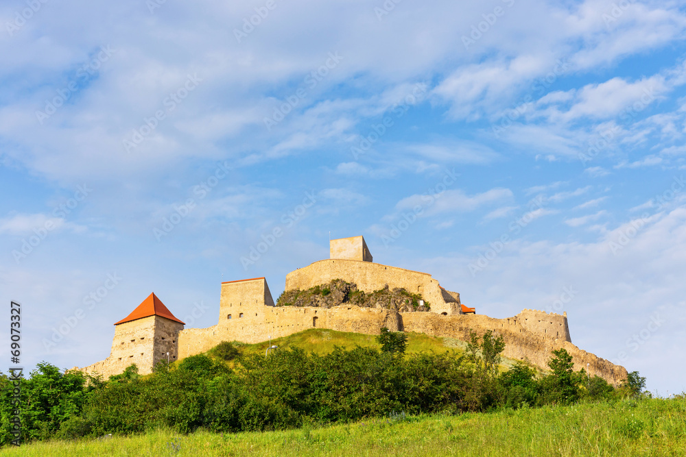 Rupea Castle near Brasov, medieval fortress