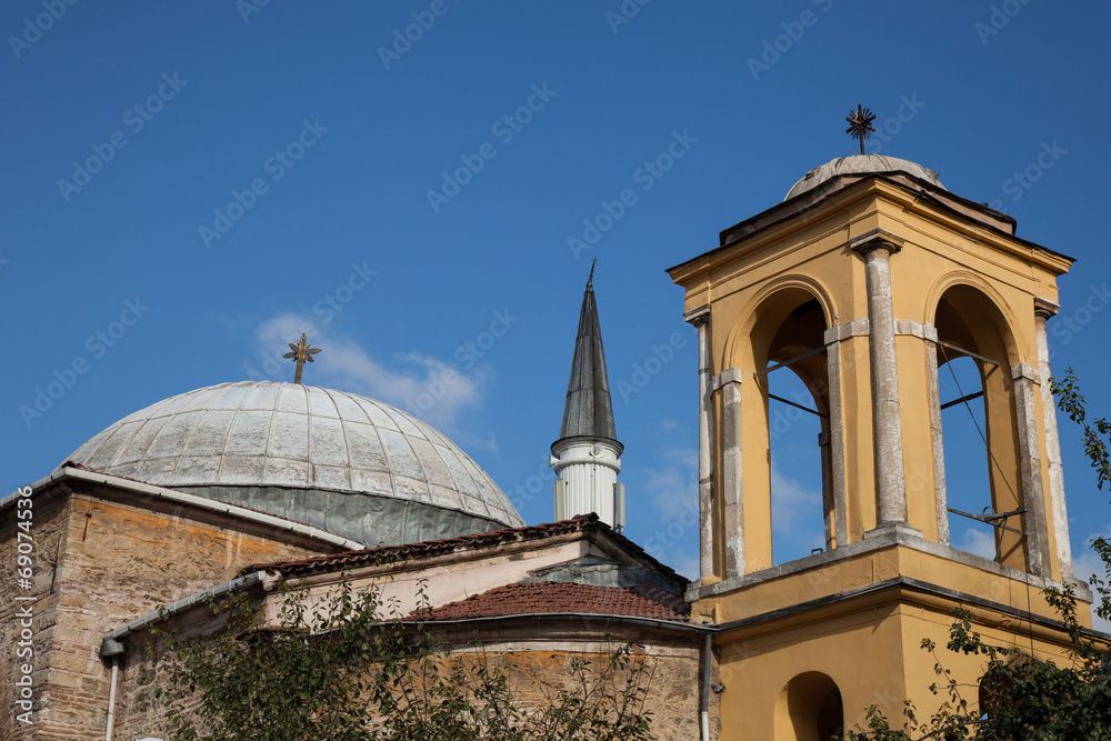 church and mosque, Istanbul