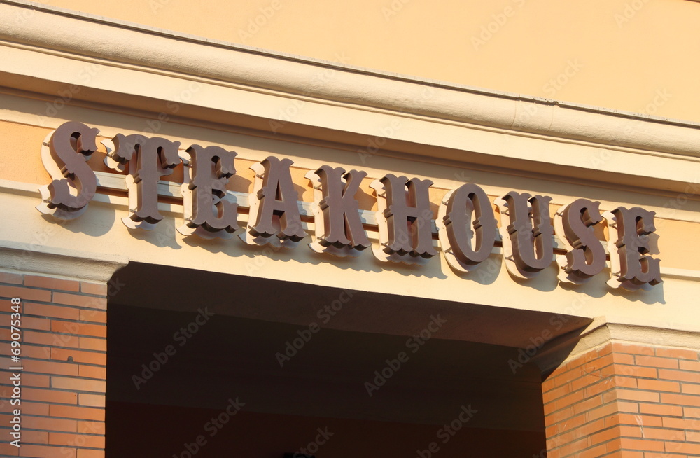 Steakhouse sign