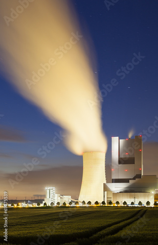 Power Station At Night photo