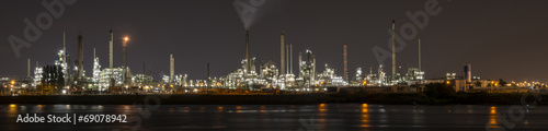 Petrochemical refinery in Botlek, Rotterdam