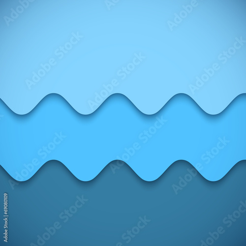 Abstract 3d Blue Background Vector