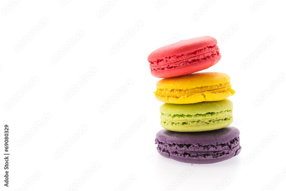 Macaron isolated on white Macaron isolated on white