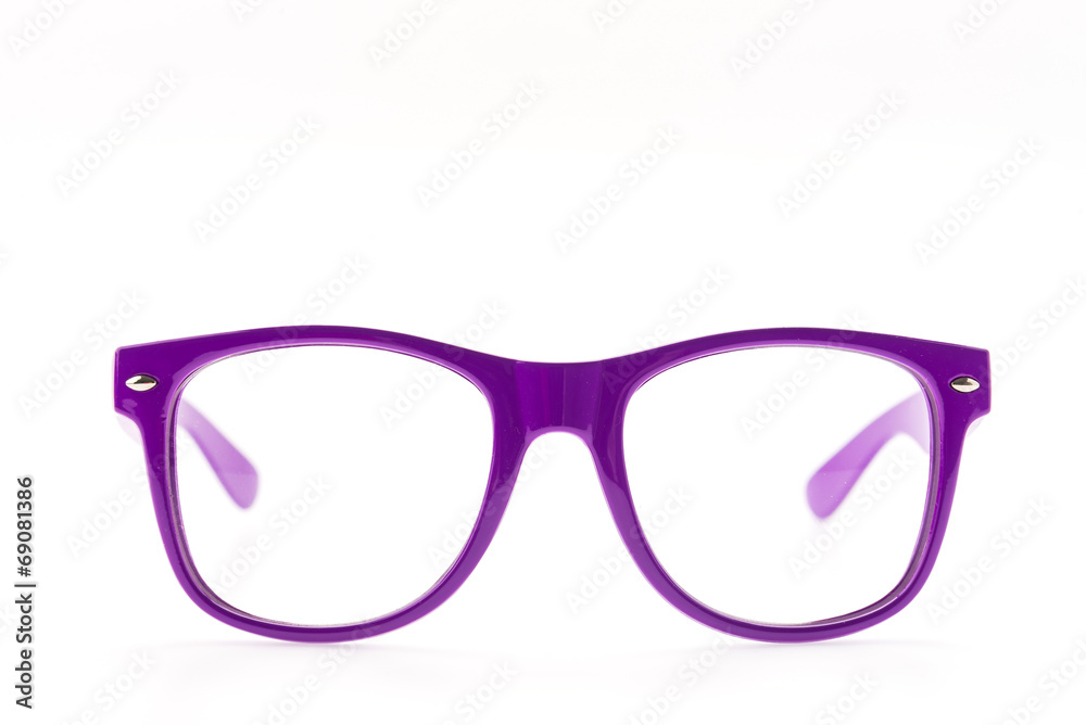 Colorful Eyeglasses isolated on white Colorful Eyeglasses isolated on white