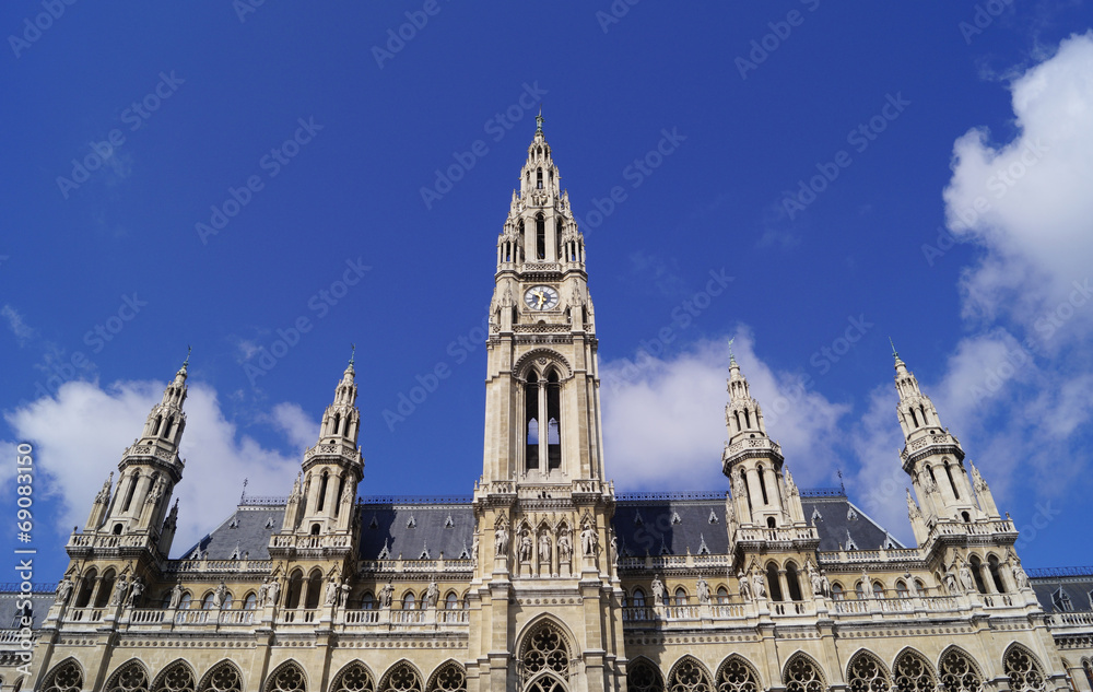 Fototapeta premium Rathaus Wien
