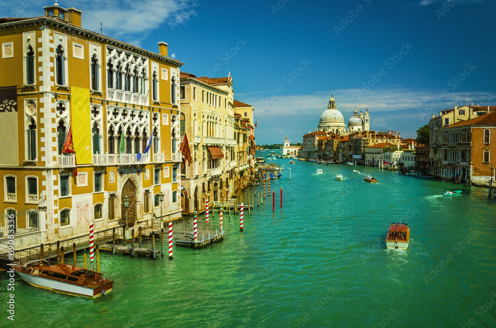 Canal Grande and Basilica di Santa Maria, Venice, Italy