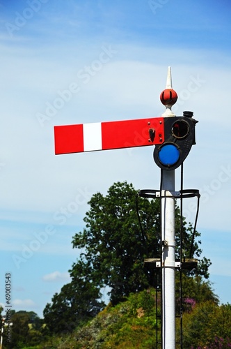 Semaphore railway signal © Arena Photo UK