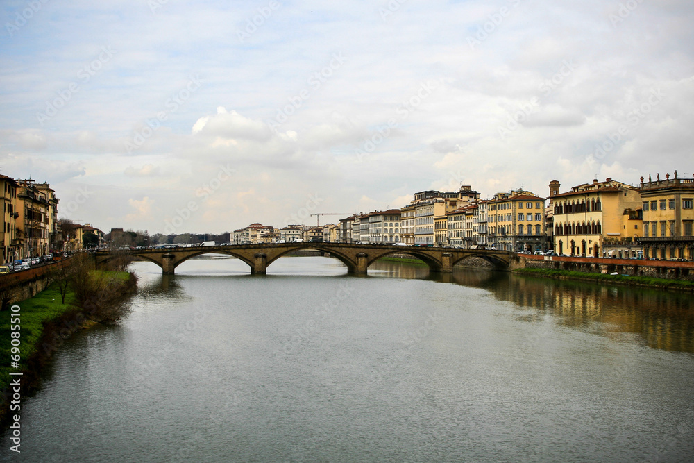 Fototapeta premium canal view in italy