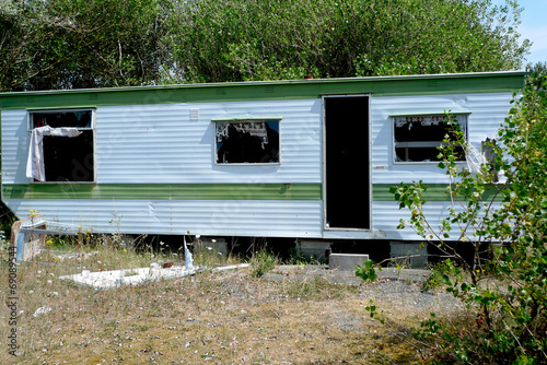 Caravane abandonnée