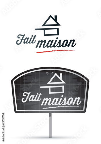 label " fait maison "