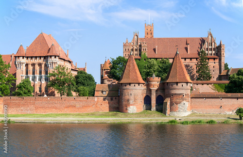 Teutonic Castle in Malbork, Poland