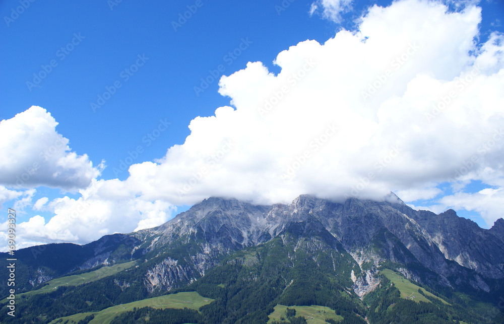 Clouds over  the Pinzgau  Mountains