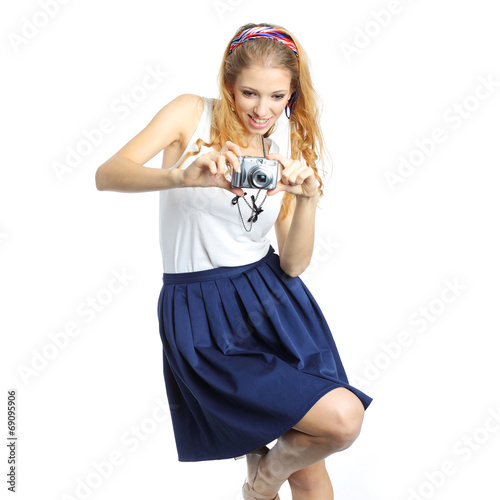 pleasant emotional girl photographs