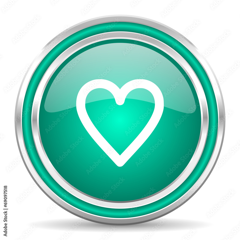 heart green glossy web icon heart green glossy web icon