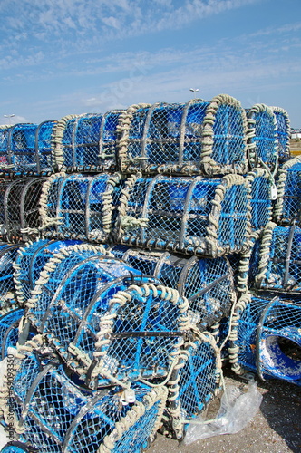 casiers a homards- peche en mer