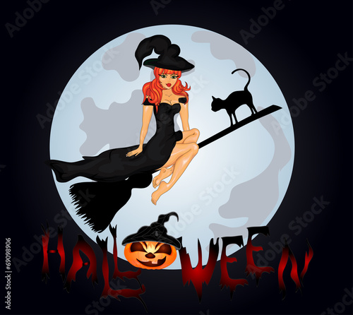 Happy Halloween Poster. Halloween banner .