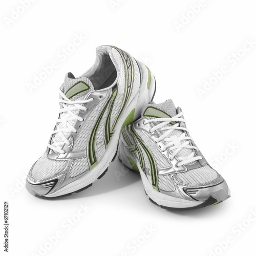 Sport Schuhe isoliert auf weißem Hintergrund