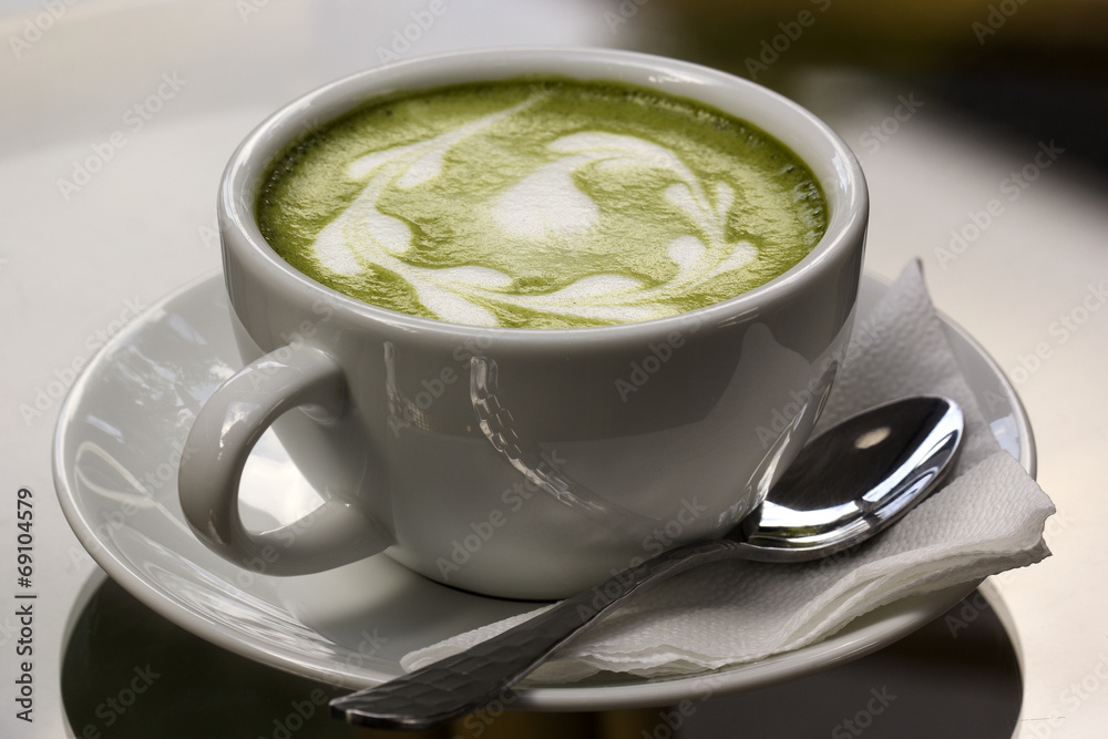 Green tea Latte/coffee art