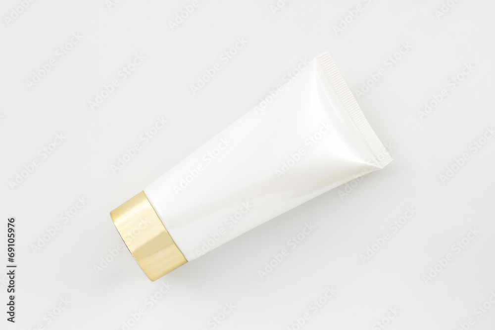 Cosmetics bottle, White Blank packaging tube. Cosmetics bottle, White Blank packaging tube.