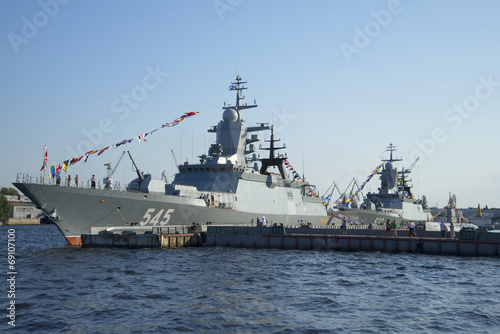 Корвет "Стойкий" на Дне ВМФ в Санкт-Петербурге