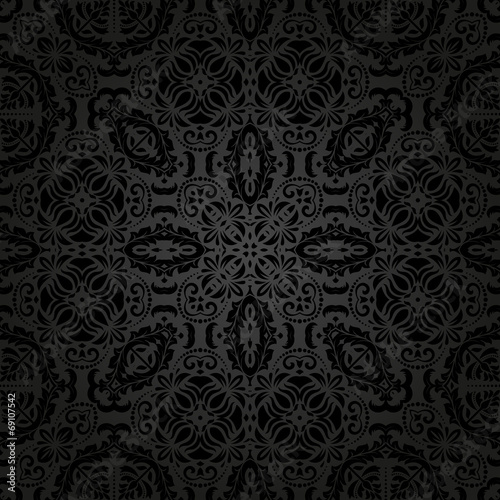 Orient Seamless Vector Pattern. Abstract Background