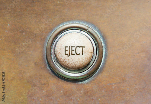 Old button - eject photo