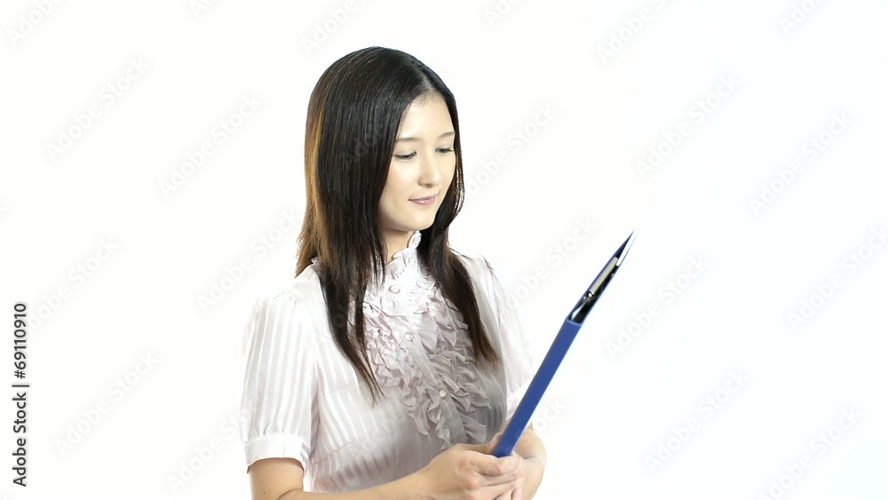 笑顔のOL 笑顔のOL