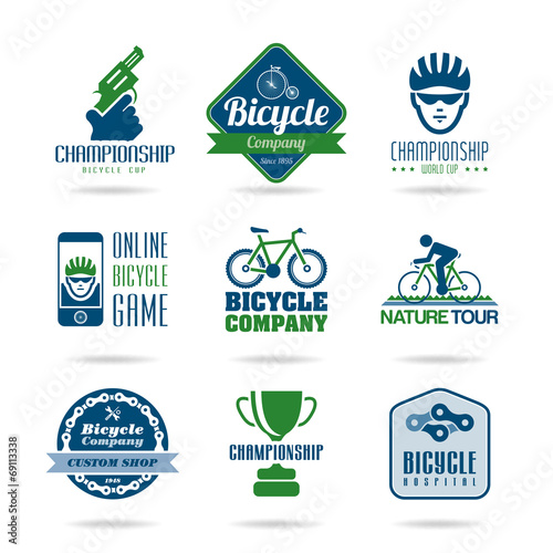 Bicycle icon set - 3