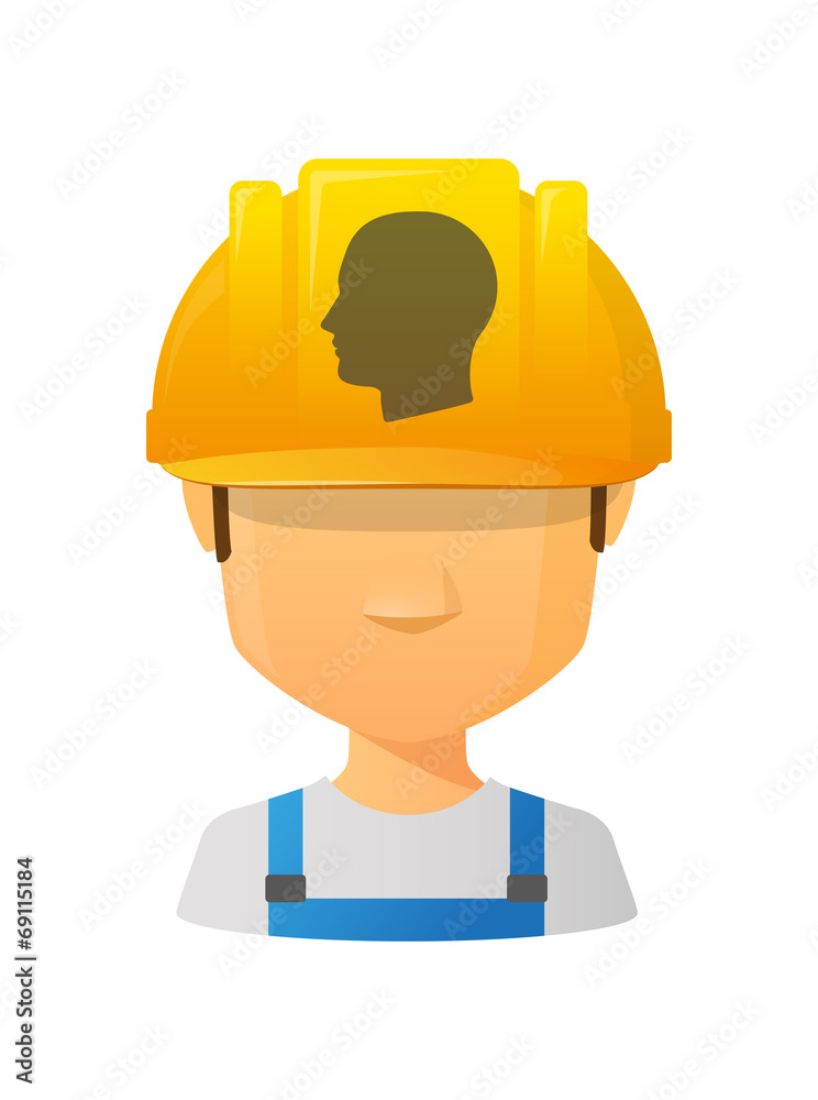 Male avatar with a head icon Male avatar with a head icon