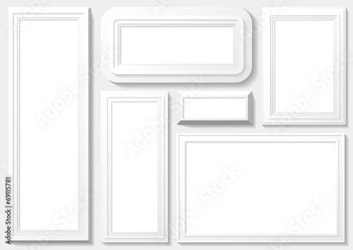 Frame with white background.
