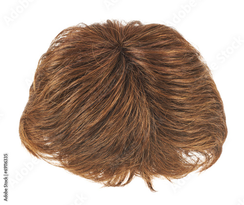 Hair wig isolated