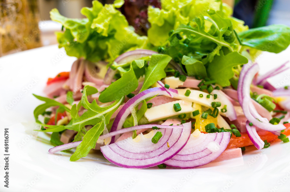 Delicious fresh salad Delicious fresh salad