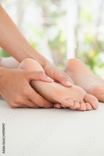 Woman receiving a foot massage © WavebreakmediaMicro
