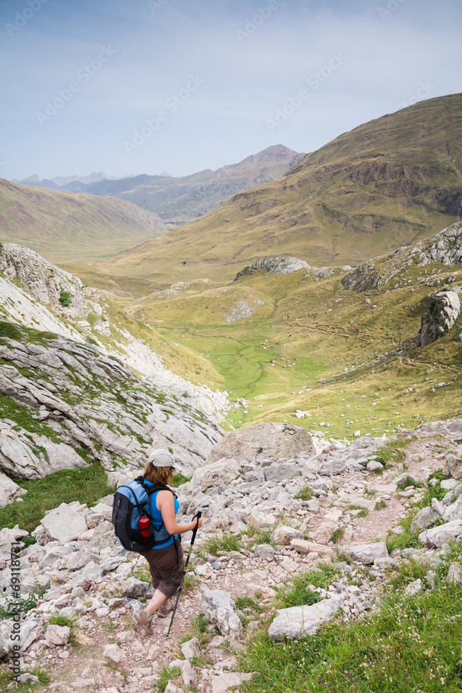 Walking in the spanish pyrenees